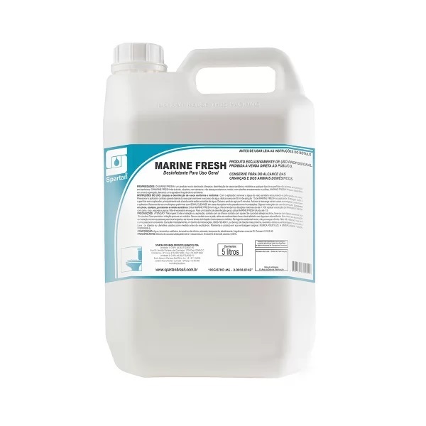 Desinfetante Mld - Marine Fresh -spartan - 5 Litros