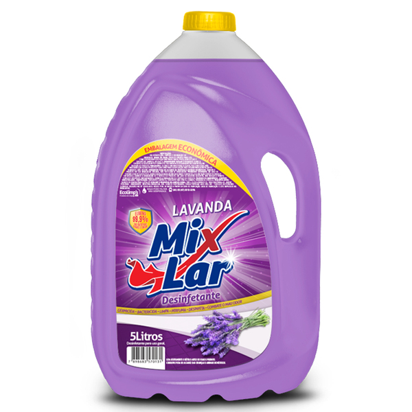 Desinfetante Uso Geral Mix Lar Lavanda- 5 Litros