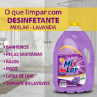 Desinfetante Uso Geral Mix Lar Lavanda- 5 Litros