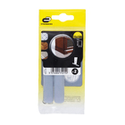 Deslizante Retangular Autoadesivo 15x100mm Cinza 2 peças