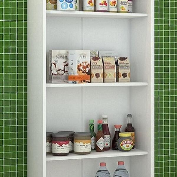 Despensa Armário Aparador Balcão Branco Brinquedos