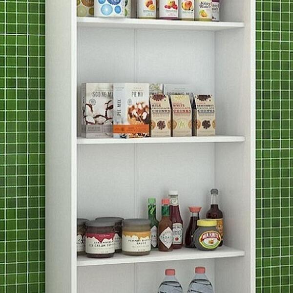 Despensa Armário Aparador Brinquedos Balcão Branco