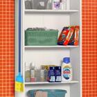 Despensa Armário Multiuso Com 4 Prateleiras Armazenamento