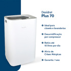 Desumidificador de Ambientes NewPlus 70 127V (110V) 2L Desidrat