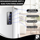 Desumidificador de Ar Elétrico 127-220v Antimofo 2200ml Branco