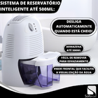 Desumidificador de Ar Elétrico 127-220v Antimofo 500ml Branco