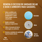 Desumidificador Get Dry 1800 Branco Relaxmedic