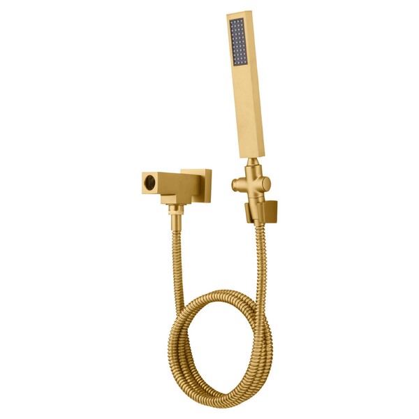 Desviador Para Chuveiro Quadrado Metal Gold Fani