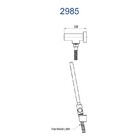 Desviador Para Chuveiro Quadrado Metal Gold Fani