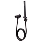 Desviador Para Chuveiro Redondo Metal Preto Fosco Fani