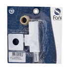 Desviador para Ducha Quadrada Cromada Fani