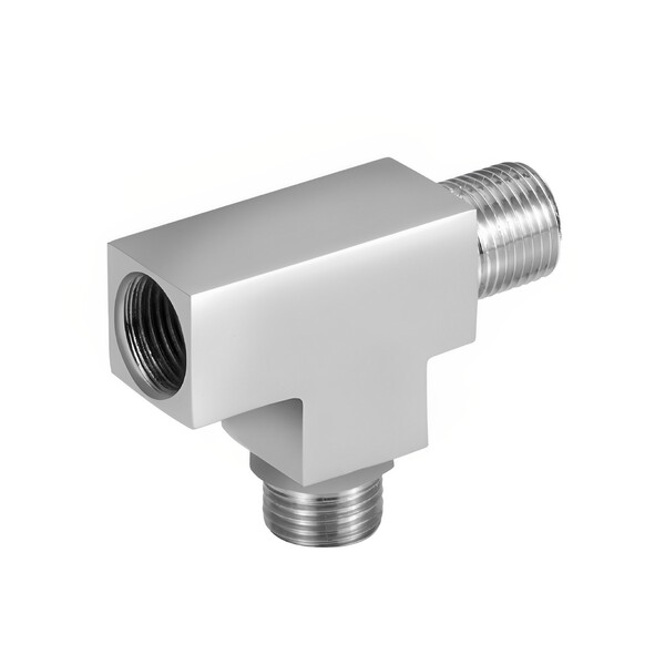 Desviador para Ducha Quadrado Parede Cromado Stoc