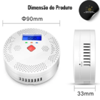 Detector Inteligente Monóxido De Carbono Wifi Tuya