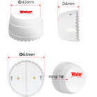 Detector Sensor De Vazamento De Água Alexa Google C Bateria