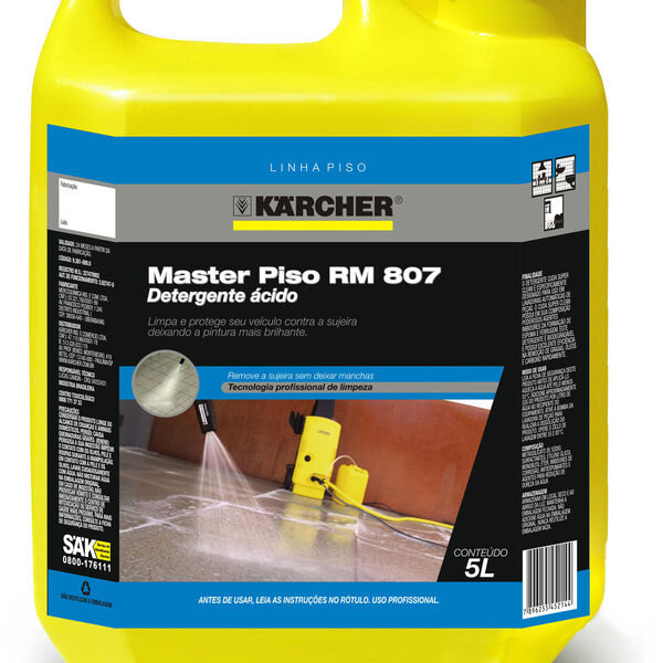 Detergente Ácido Master Piso Rm 807 - 5 Litros