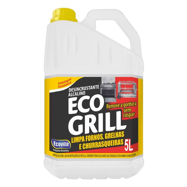 Detergente Desincrustante Alcalino Eco Grill 5 Litros -