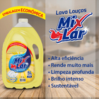 Detergente Líquido Lava Louça Neutro Mix Lar - 5l