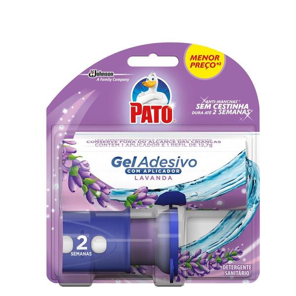 Detergente Sanitário Pato Gel Adesivo Com Aplicador + Refil L