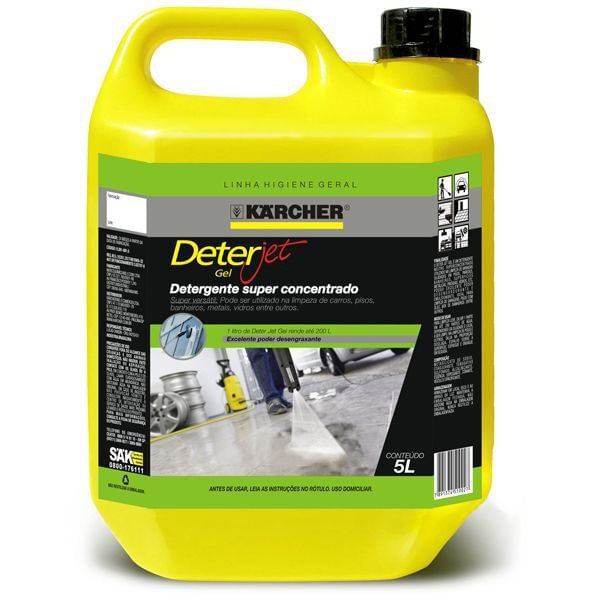 Detergente Super Concentrado Deterjet - 5 Litros Deterjet 5 L