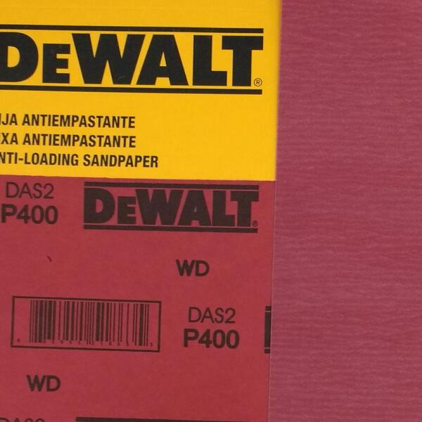 Dewalt - Lixa Seco Estearato G 400  230x280mm