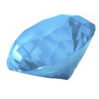 Diamante De Cristal Azul 30mm Imp