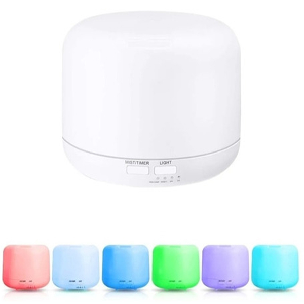 Difusor Aroma Vaporizador Led Umidificador 500ml