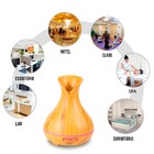 Difusor Aromático Ultrassônico Aromatizador Moderno Com Led