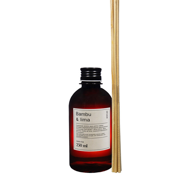 Difusor de Aromas Bambu & Lima Ambar 250ml Casa Viva