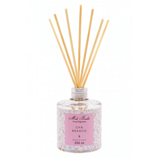 Difusor De Aromas Chá Branco - 350ml - Mels Brushes