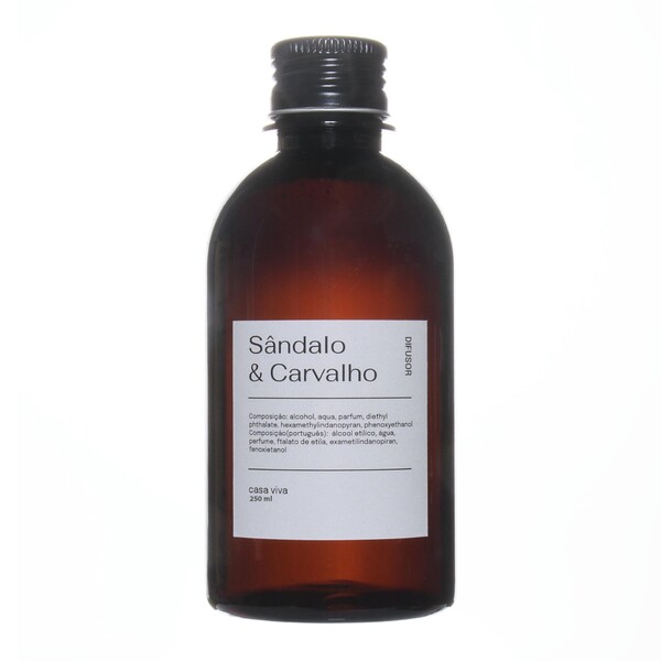 Difusor de Aromas Sândalo & Carvalho 250ml Casa Viva