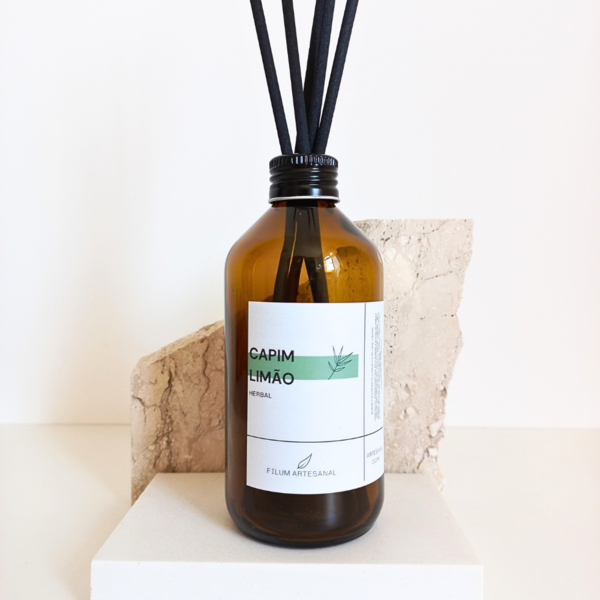 Difusor De Varetas Aromatizador De Ambiente Capim Limão