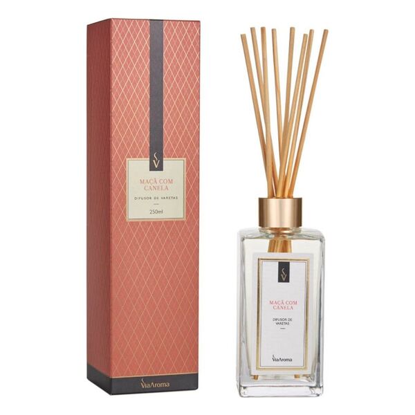 Difusor De Varetas Aromatizador De Ambientes Maçã Com Canela