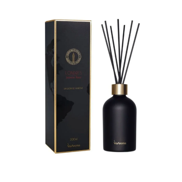 Difusores Aromáticos De Varetas Linha Mundo Via Aroma 200ml A