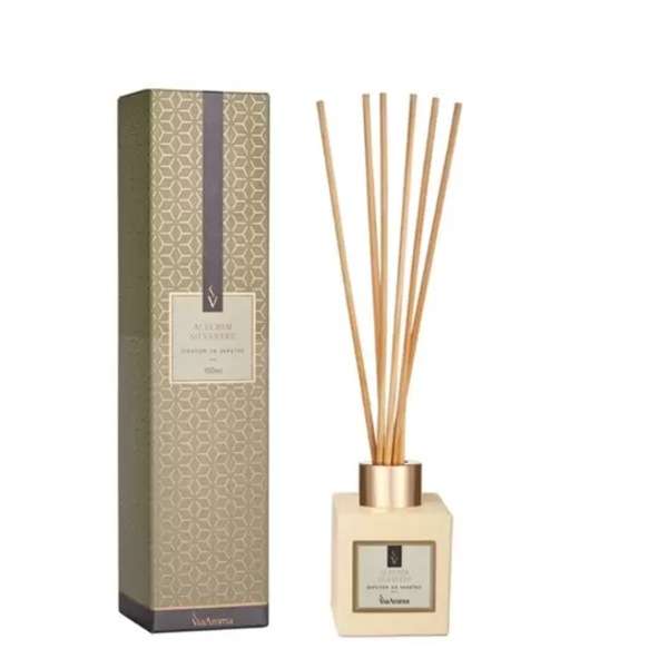 Difusores De Varetas De Ambientes Via Aroma 100ml Aromas:alecrim ...