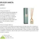 Difusores De Varetas De Ambientes Via Aroma 100ml Aromas:bamb