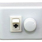 Dimmer Controle Ventilador De Teto Parede Sobrepor Externo