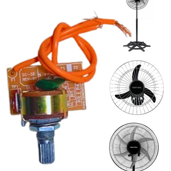 Dimmer Quinob B500k Para Ventilador Ventisol Bivolt