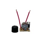 Dimmer Rotativo 200/400w Invertido Para Modulo Com Off Preto