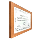 Diplomas Premium Madeira A4 Com Tela De Acetato E Mdf - Moldu