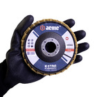 Disco Acabamento Extra Manta Fibra Angular 4.1/2 Grosso Marro