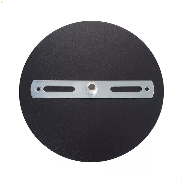 Disco Cego 13cm Para Acabamento Teto Trilho Preto