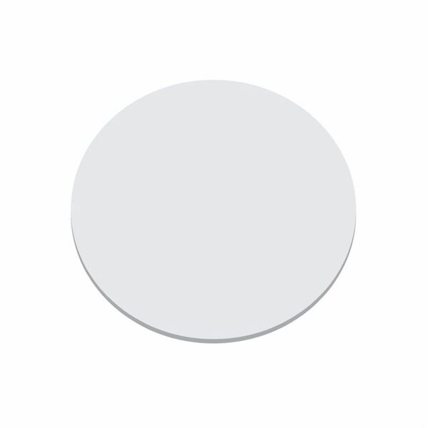 Disco Circular 30cm Branco P/ Lustre Tampa Luminaria 2mm X30c