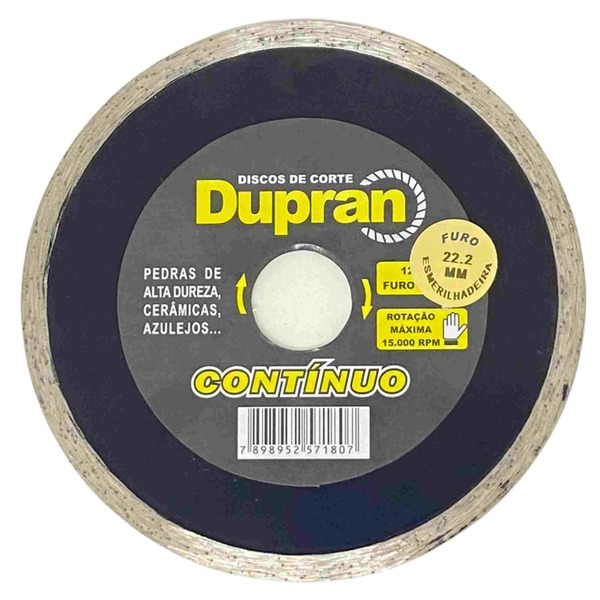 Disco Contínuo Furo 22 115 Mm Dupran