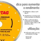 Disco Cortag Zapp 200/1250 Diamantado Continuo Profissional P