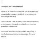 Disco Corte Aco Inox Bna 115x1,0x22,2mm