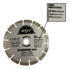 Disco Corte Diamantado Segmentado Hard 180x22,23mm Matz