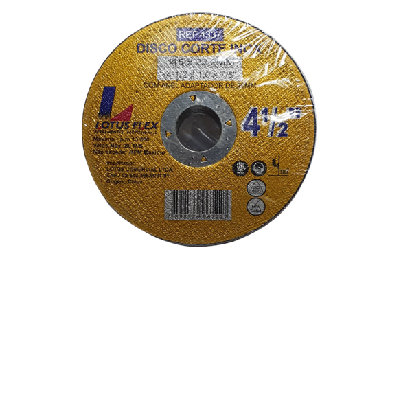 Disco Corte Fino Inox Flex 4 1/2 x 1,0 Esmerilhadeira C/10 Und