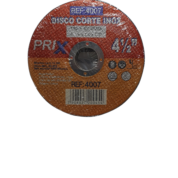 Disco Corte Inox 4 1/2 X 1,0 Prix C/10 - 4007