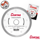 Disco Corte Porcelanato Diamantado Turbo 110mm Fino Cortag