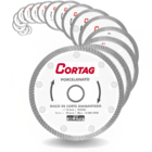 Disco Corte Porcelanato Diamantado Turbo 110mm Fino Cortag